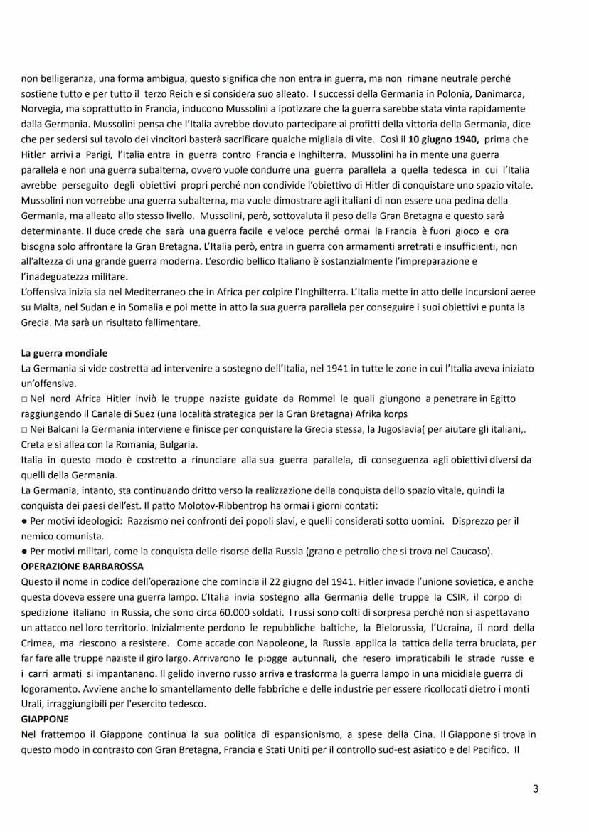LA SECONDA GUERRA MONDIALE
VERSO LA GUERRA MONDIALE
La guerra civile spagnola fu come una prova generale della guerra mondiale, perché a fia