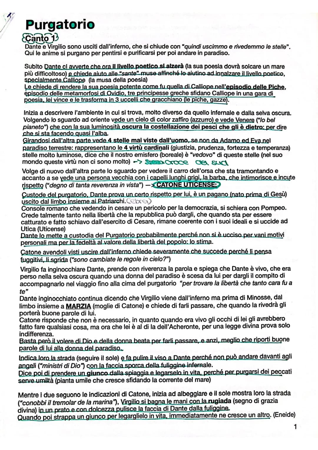 Purgatorio
Canto 13
Dante e Virgilio sono usciti dall'inferno, che si chiude con "quindi uscimmo e rivedemmo le stelle".
Qui le anime si pur