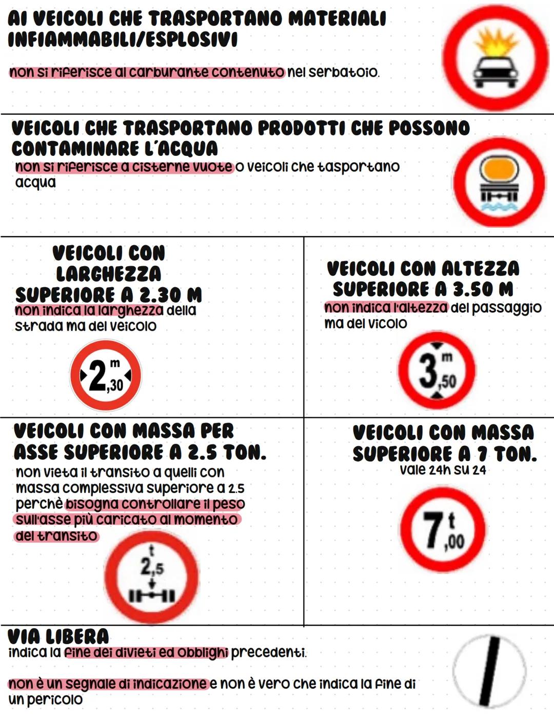 SEGNALI DI LUIERO
DIVIETO DI TRANSITO
Vieta il transito a tutti i veicoli in entrambi i sensi di
circolazione. vale anche per veicoli sprovv