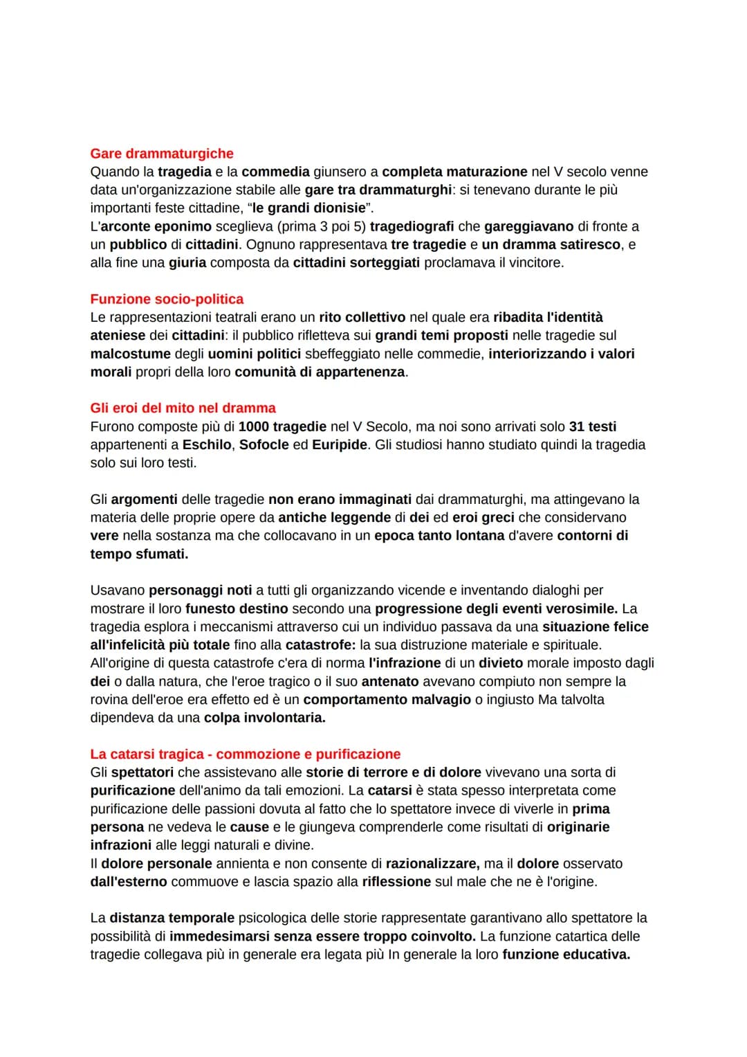 Le origini del teatro
Si conosce poco sulla vera nascita del teatro perché le testimonianze sono scarse,
probabilmente ha origini religiose: