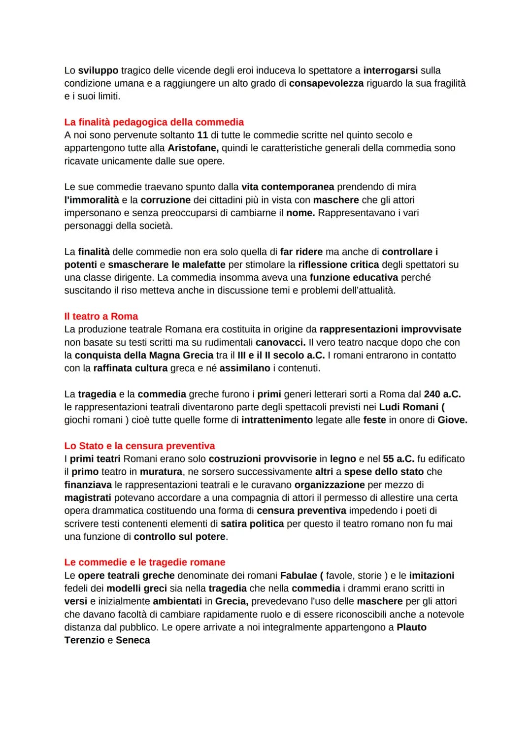 Le origini del teatro
Si conosce poco sulla vera nascita del teatro perché le testimonianze sono scarse,
probabilmente ha origini religiose: