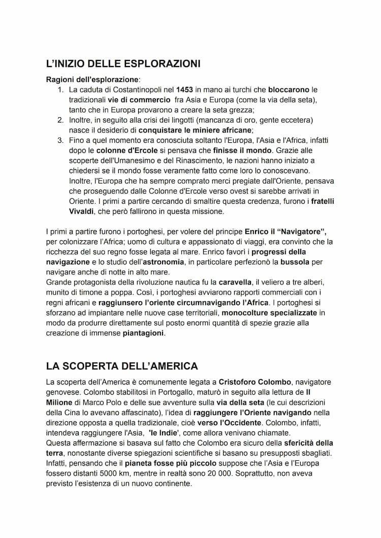 Know L’inizio delle esplorazioni e la scoperta dell’America thumbnail