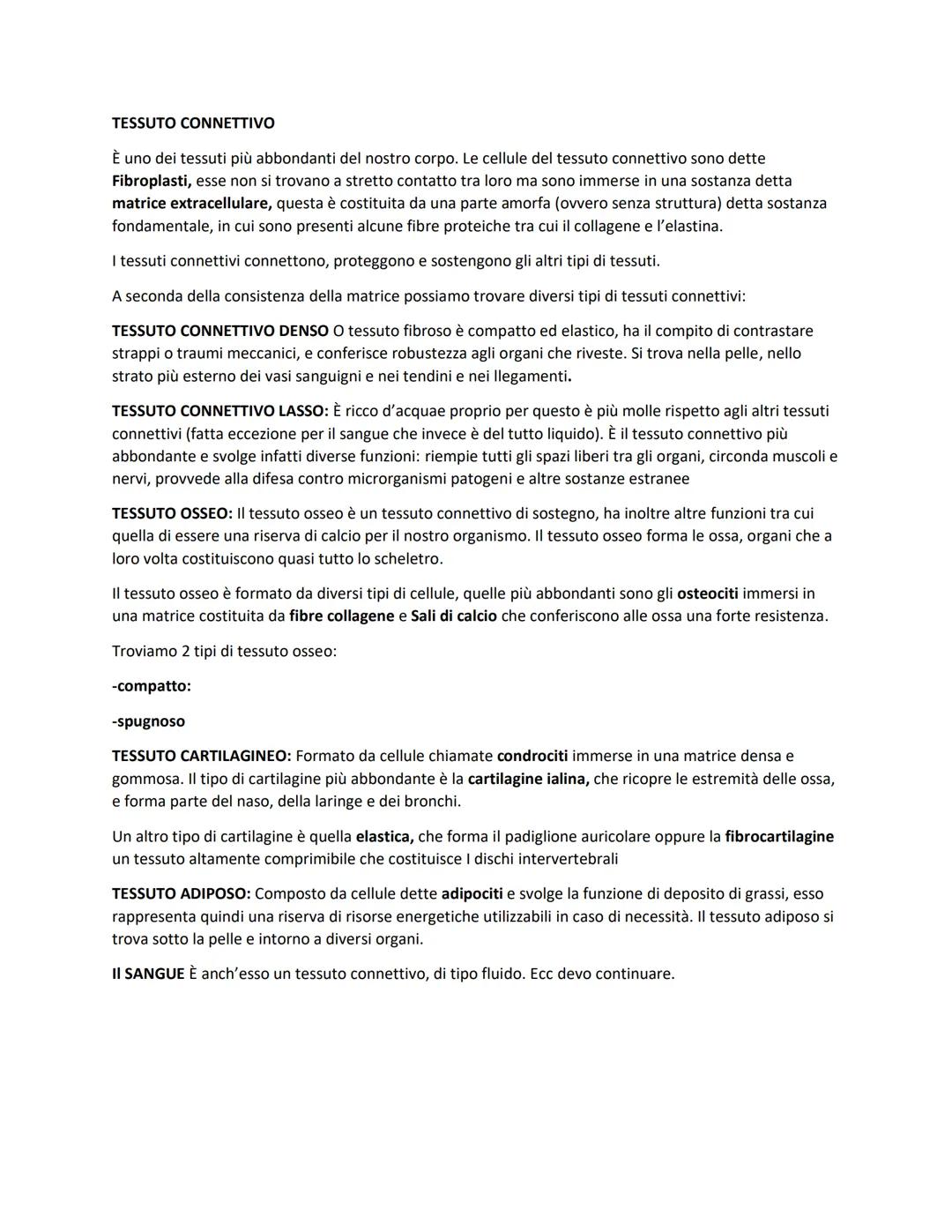 # I TESSUTI

Gli organismi unicellulari, come sappiamo, sono formati da una sola cellula capace di compiere tutte le
funzioni vitali.

Quell