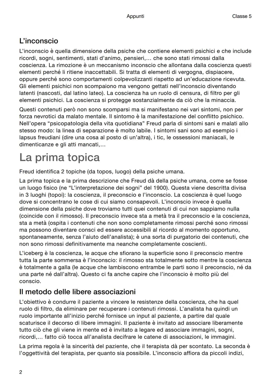 Filosofia
Freud
Appunti
Classe 5
Biografia
Geograficamente ricolleghiamo Freud a Vienna, dove ha vissuto e operato
maggiormente. In realtà e