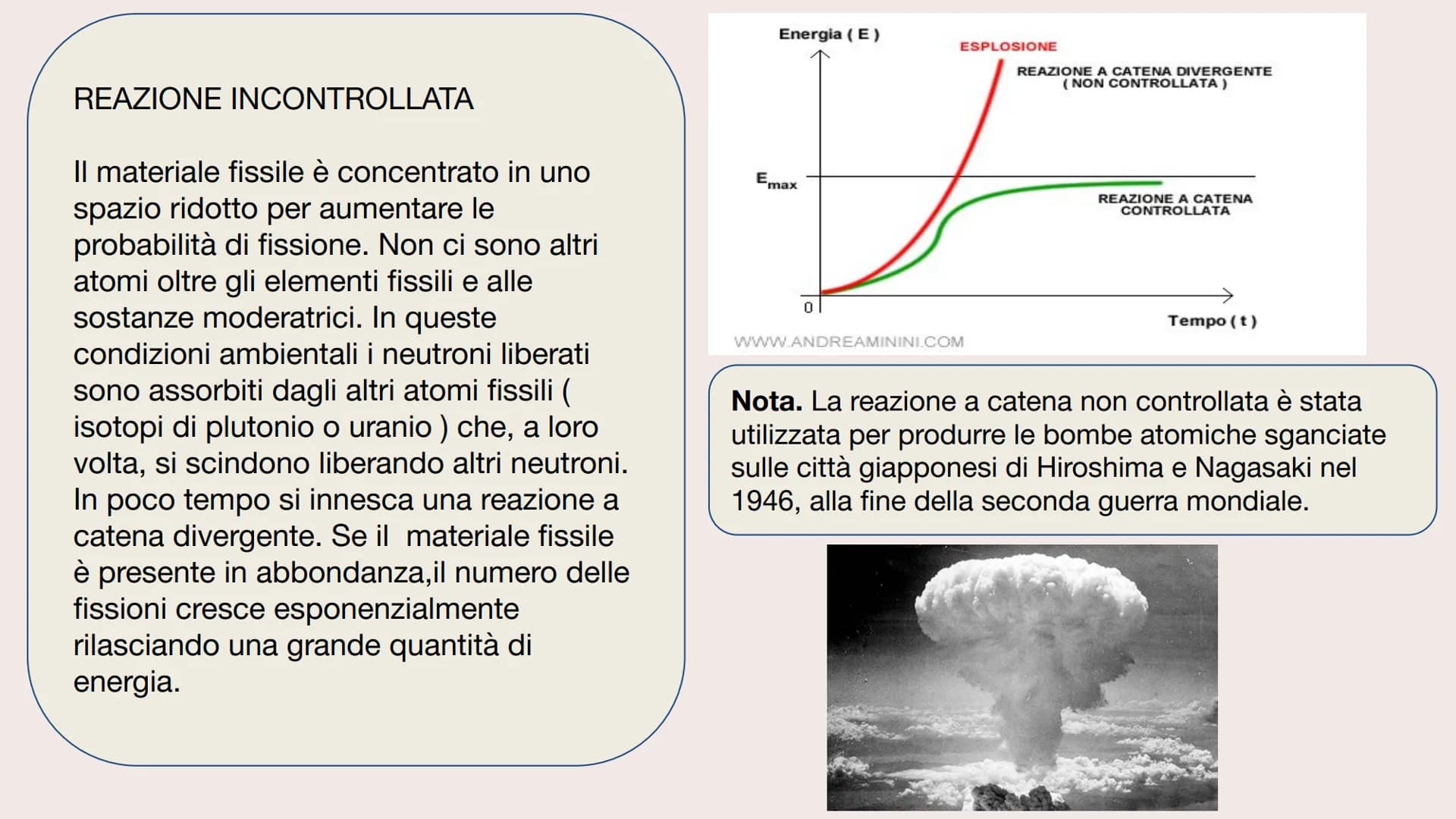 L'ENERGIA
NUCLEARE
@TURBA GIORGIA
3C 2022/2023 CHE COS'È
Con energia nucleare si intendono
tutti quei fenomeni in cui si ha la
produzione di
