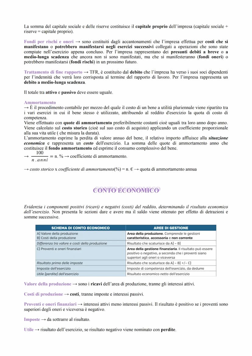BILANCIO D'ESERCIZIO
È il documento con cui vengono rappresentati la situazione patrimoniale e finanziaria dell'impresa e il
risultato econo