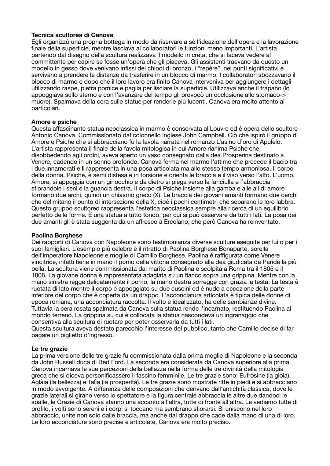 Neoclassicismo
II Neoclassicismo è un movimento artistico che si sviluppa dalla seconda metà del Settecento e si
conclude indicativamente ne