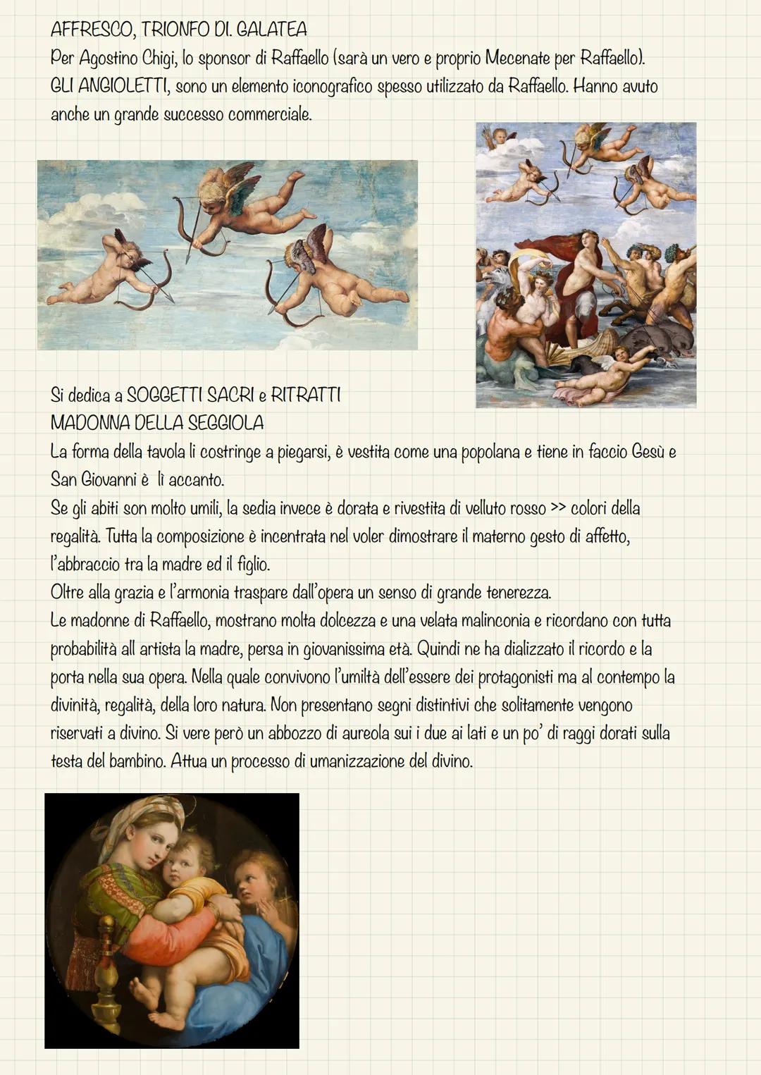 RAFFAELLO
) RAFFAELLO
Urbino 1483- Roma 1520
Con Raffaello concludiamo le tre più grandi personalità della storia dell'arte.
Era figlio di u