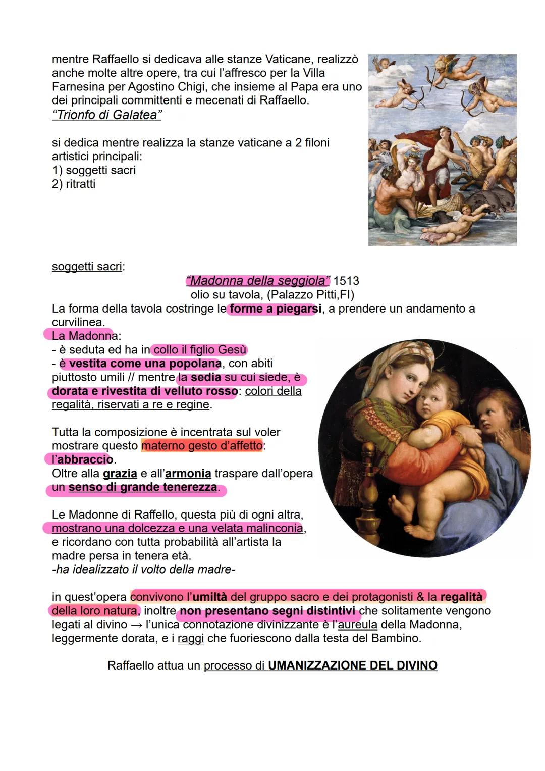 RAFFAELLO
) RAFFAELLO
Urbino 1483- Roma 1520
Con Raffaello concludiamo le tre più grandi personalità della storia dell'arte.
Era figlio di u