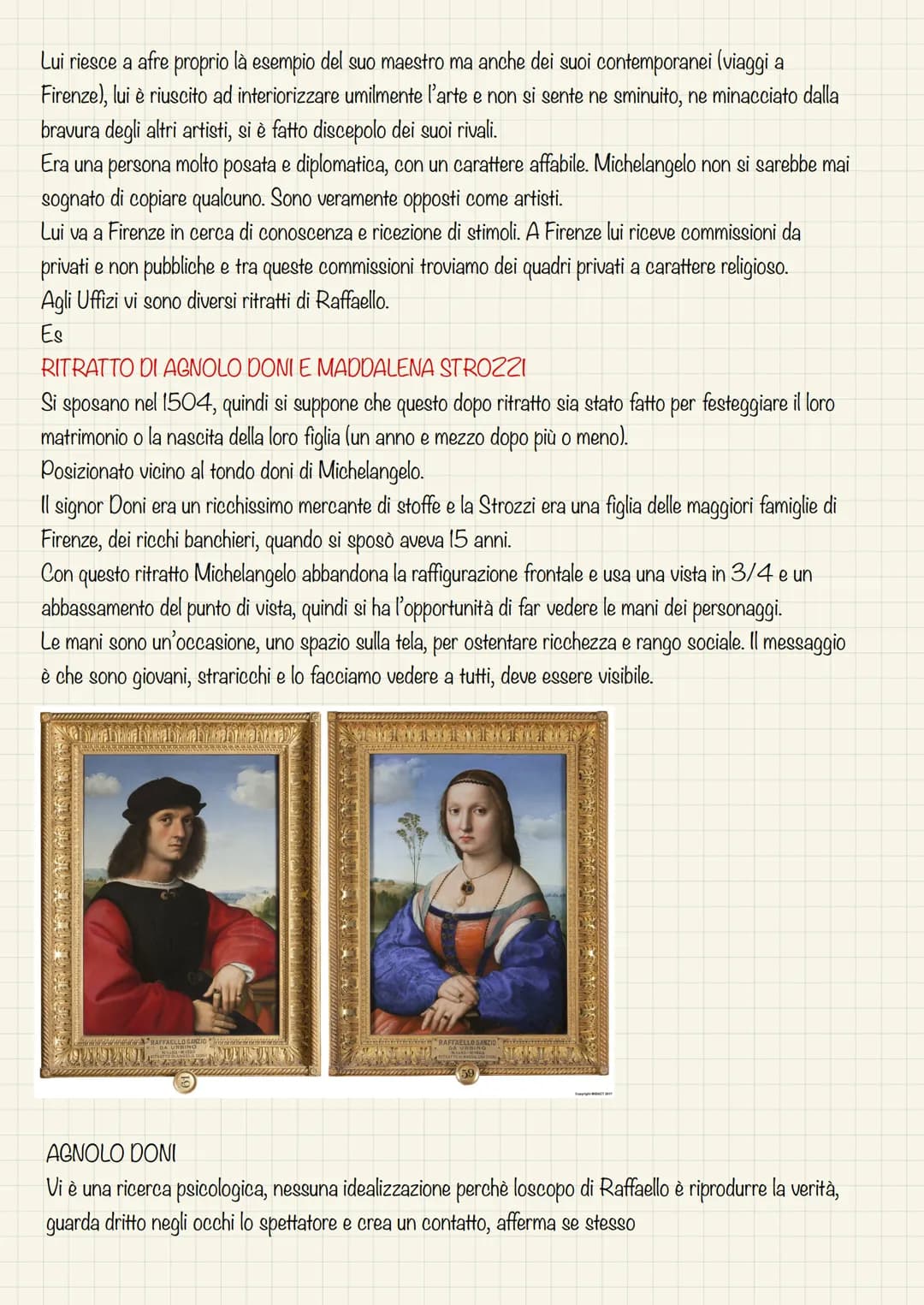 RAFFAELLO
) RAFFAELLO
Urbino 1483- Roma 1520
Con Raffaello concludiamo le tre più grandi personalità della storia dell'arte.
Era figlio di u