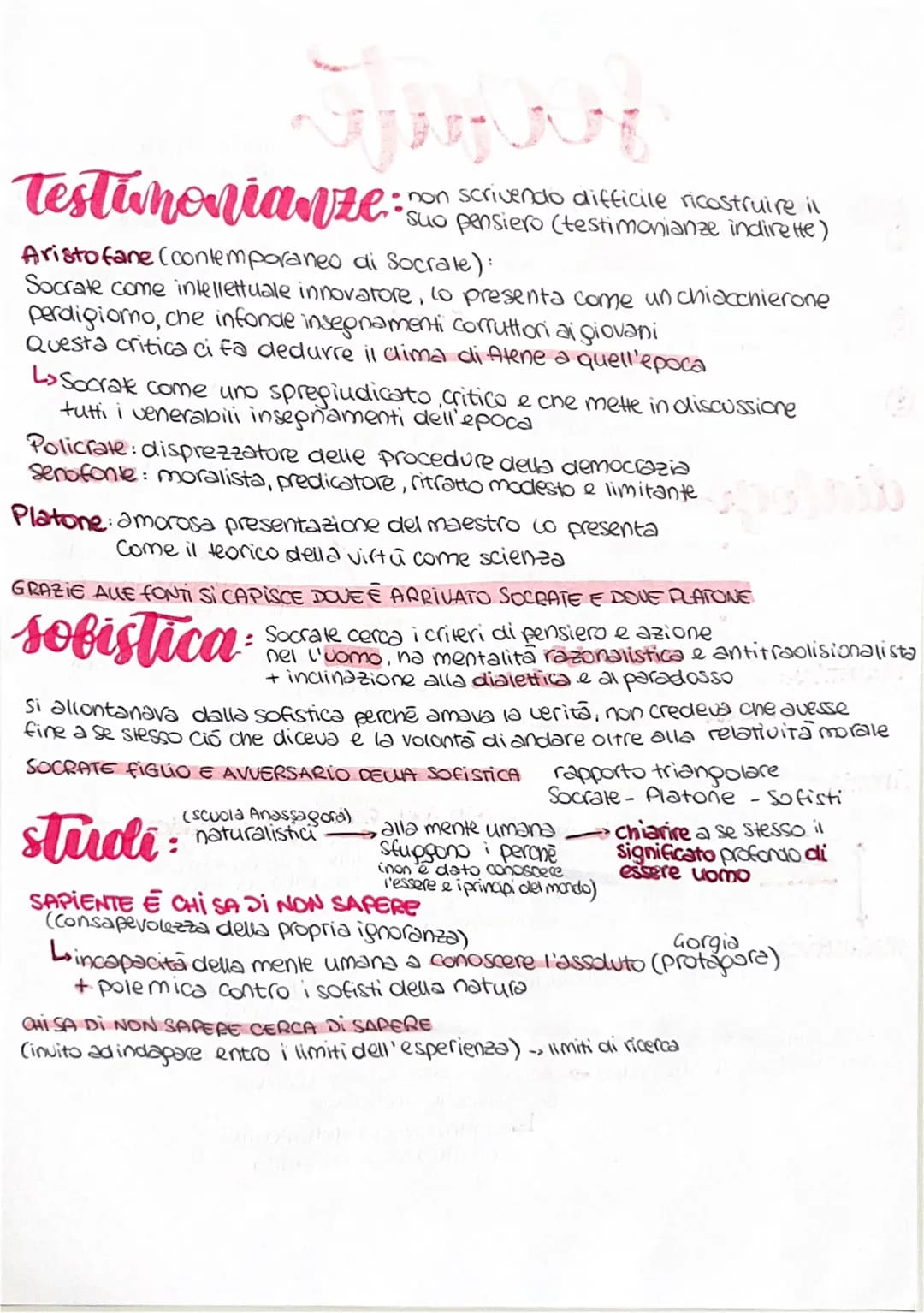 Socrate
NON SCRIVE PER 3 MOTivi: *
Socrate preferisce dialopare poiché
se egli pone domande al libro edi
non è in grado di rispondere
se cri