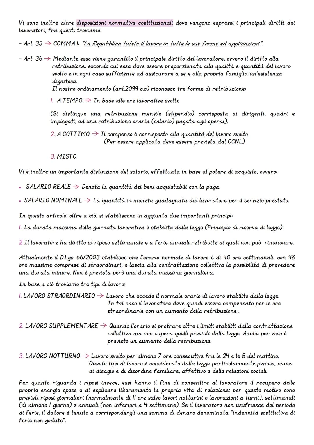 Il Diritto al Lavoro
Il diritto al lavoro è l'insieme delle norme giuridiche che
disciplinano il rapporto contrattuale che si instaura tra
i