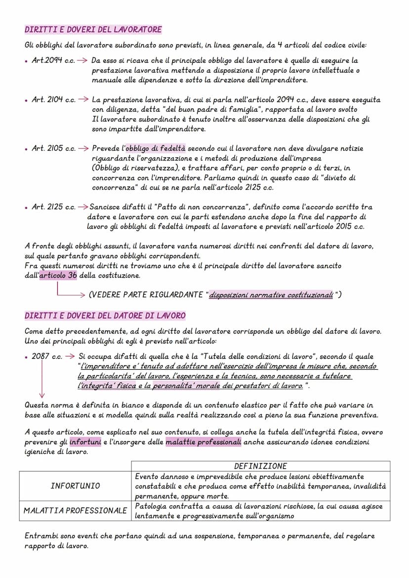 Il Diritto al Lavoro
Il diritto al lavoro è l'insieme delle norme giuridiche che
disciplinano il rapporto contrattuale che si instaura tra
i