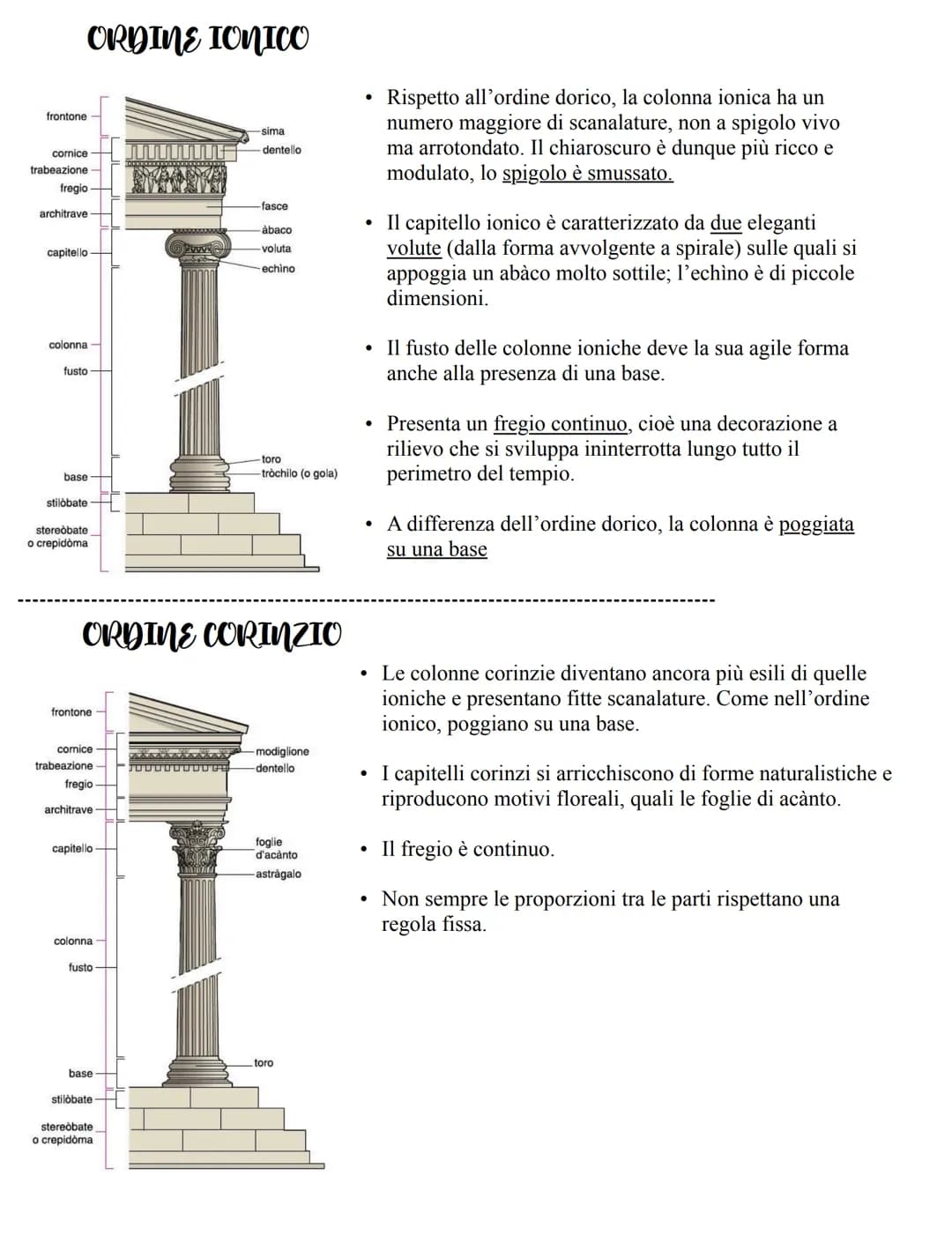 IL TEMPIO GRECO
fegio
timpano
state
trabeazione
cpidine
Il tempio greco è la struttura
architettonica più rappresentativa
dell'arte greca.
V