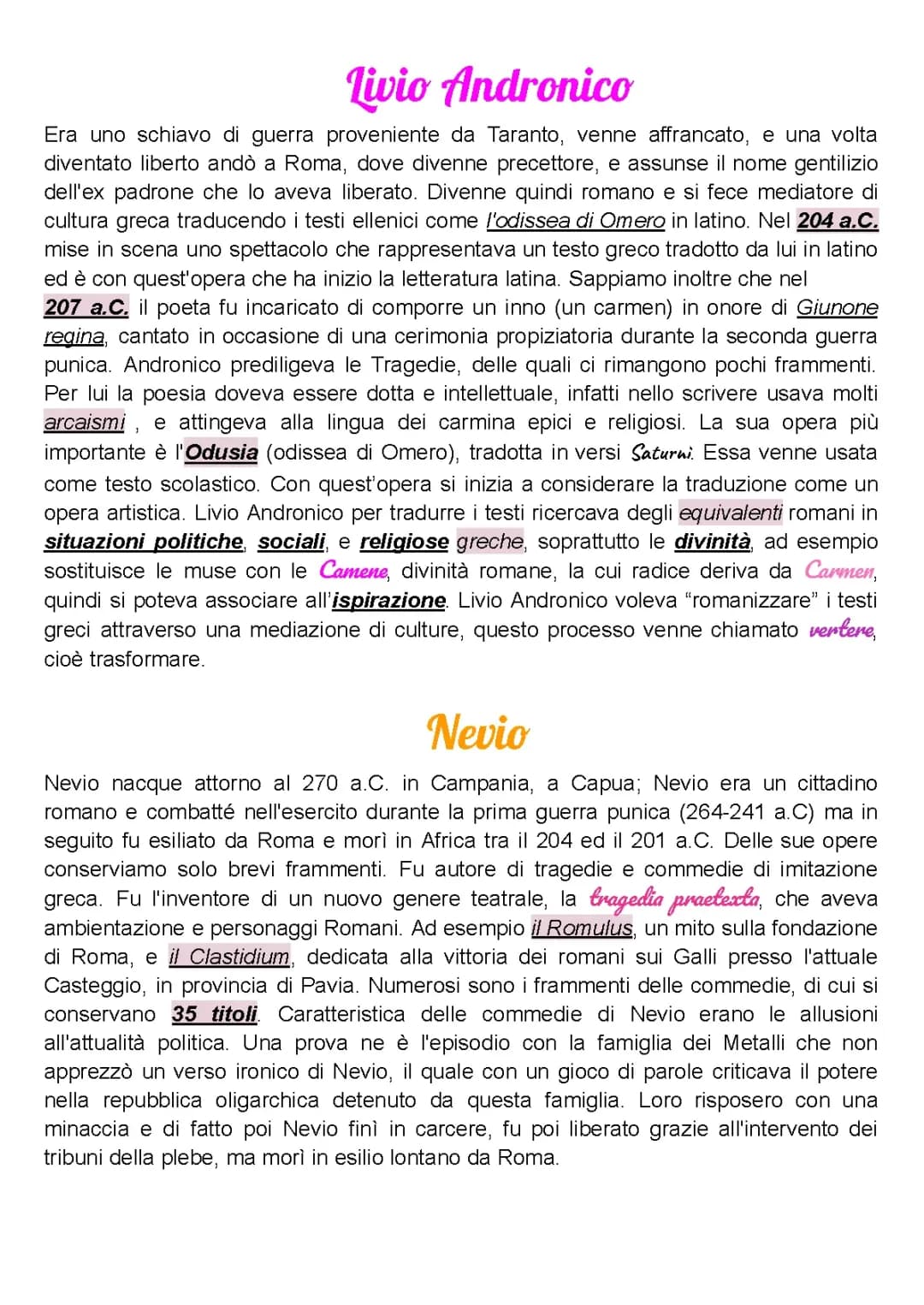 Livio Andronico e la sua Importanza nella Letteratura Latina