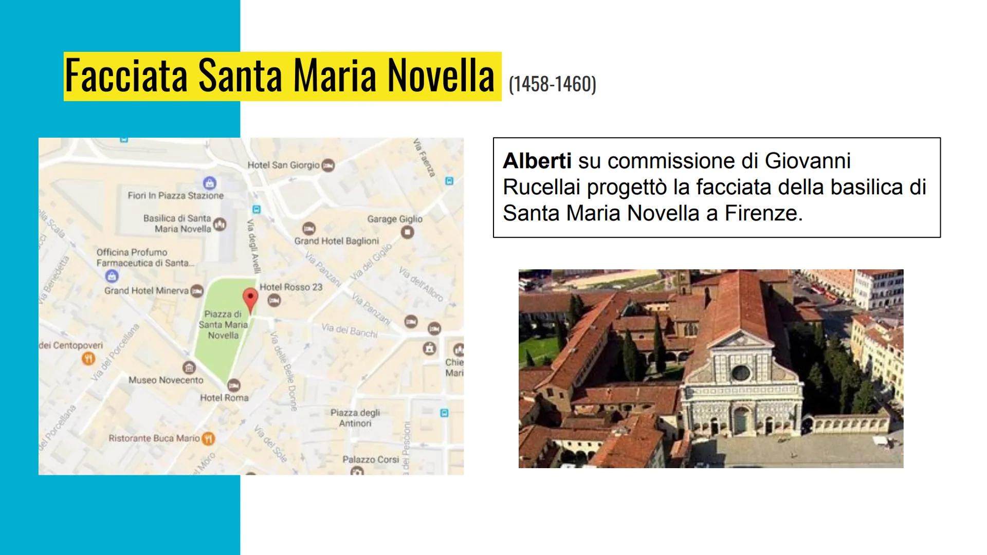 Leon Battista Alberti: tempio
malatestiano, santa Maria
Novella e Palazzo Rucellai # II Rinascimento

Con il termine Rinascimento si vuole i
