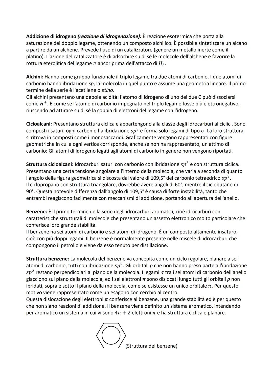 # Idrocarburi insaturi

Alcheni: Gli idrocarburi sono caratterizzati dalla presenza di un doppio legame carbonio-carbonio.
Questi atomi di C