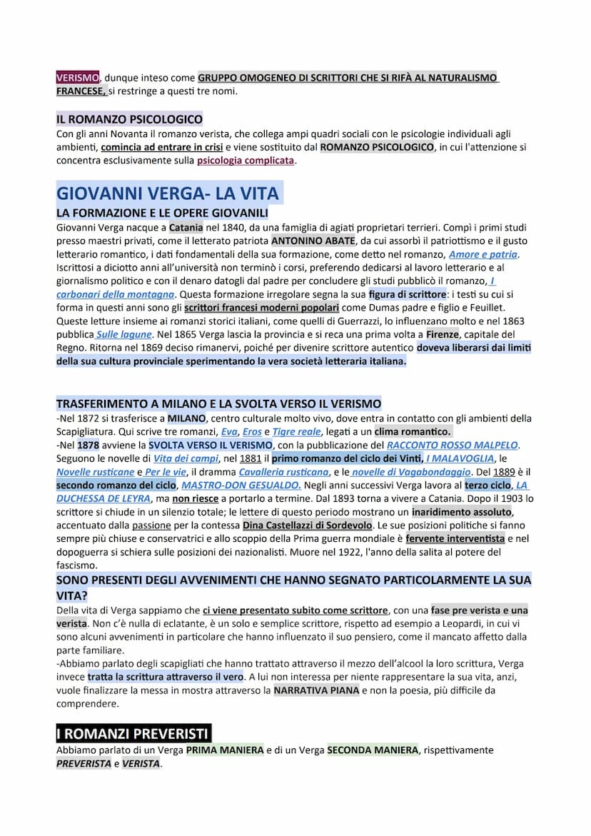 INTERROGAZIONE IO SO CHE DA PICCOLA BALLAVI LA POLKA
CONTESTO STORICO
Il contesto storico in cui ci troviamo è L'ITALIA POST-UNITARIA. Otten