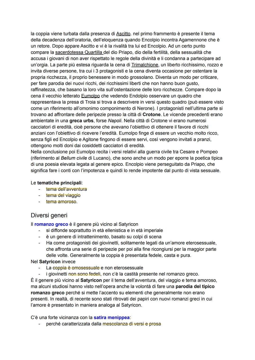 Vita
Le incertezze e i dubbi riguardanti il Satyricon nascono anche dalla difficile identificazione di
Petronio. Per molto tempo, infatti, g