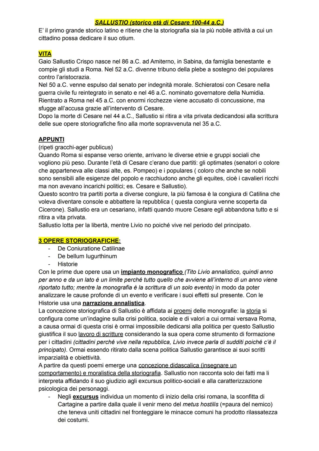
<h2 id="vita">Vita</h2>
<p>Gaio Sallustio Crispo nacque nel 86 a.C. ad Amiterno, in Sabina, da una famiglia benestante e completò i suoi st
