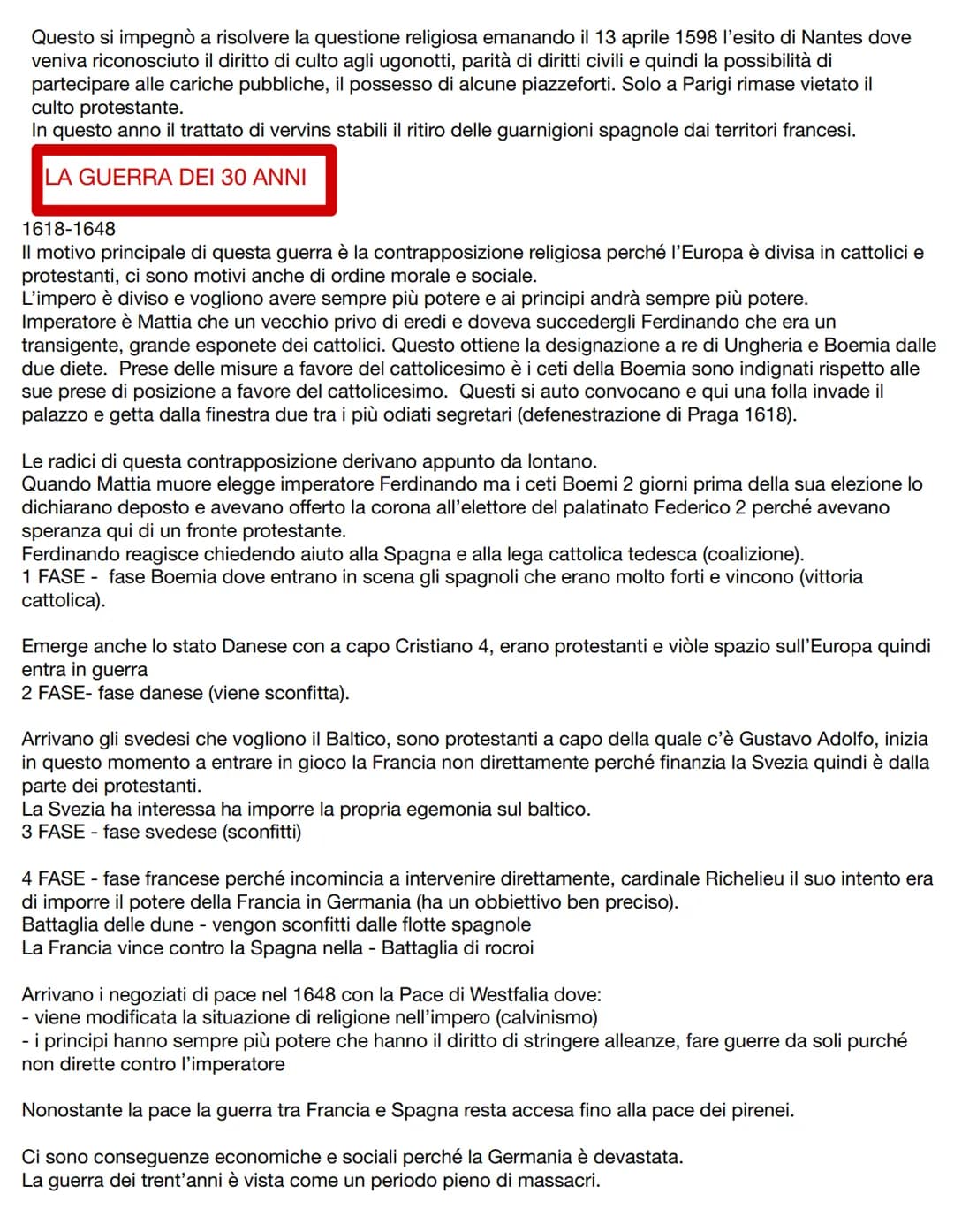 Storia
la cristianitas si fa espandendo con nuove forme di religione con il protestantesimo e il calvinismo, ma
non è ancora risolto il prob