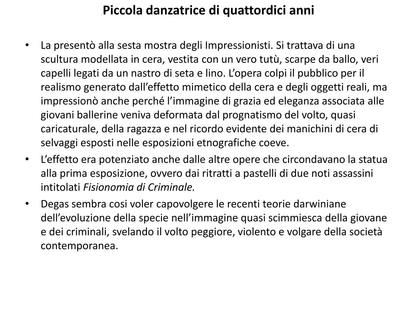 L'impressionismo ●
●
●
Impressionismo
Nasce a Parigi. Gli impressionisti non sono un gruppo organizzato e
preordinato, non elaborarono alcun