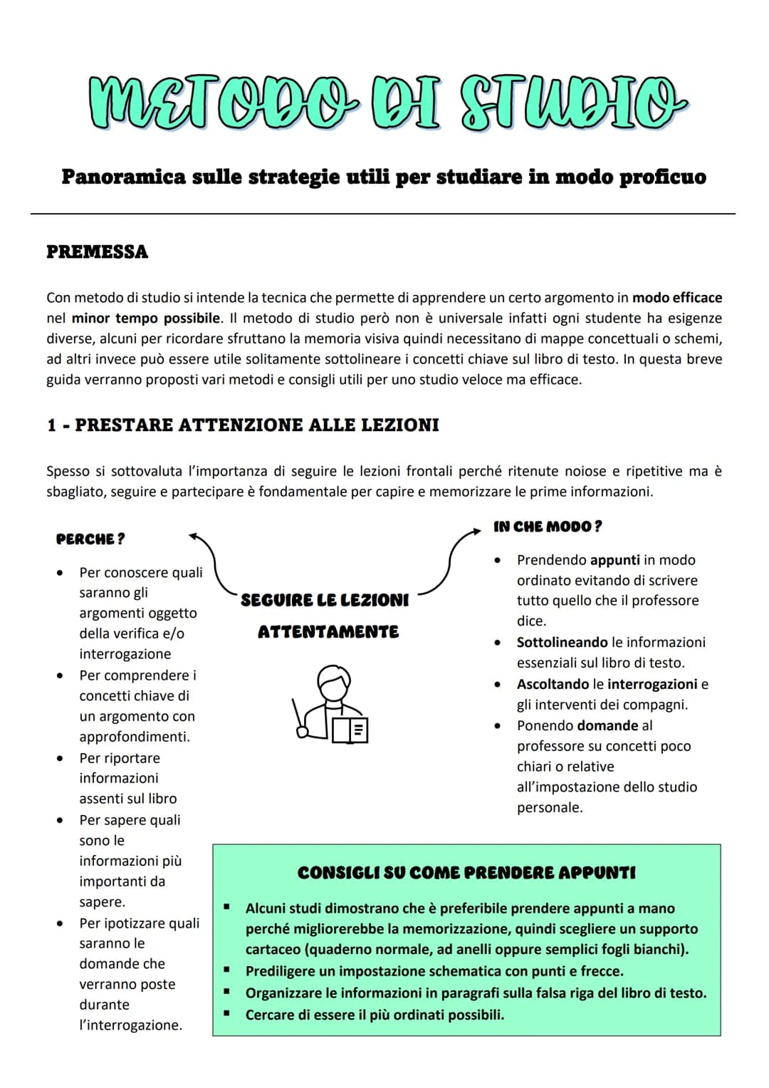 
<h2 id="panoramicasullestrategieutiliperstudiareinmodoproficuo">Panoramica sulle strategie utili per studiare in modo proficuo</h2>
<h3 id=