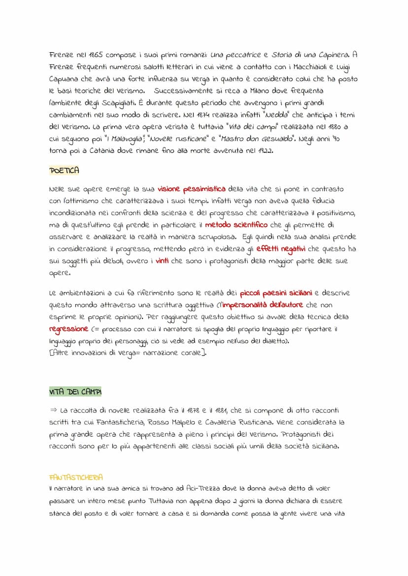 IL VERISMO
Movimento, principalmente letterario che si sviluppa in Italia nella seconda metà
dell'ottocento.
Coloro che aderiscono a questo 