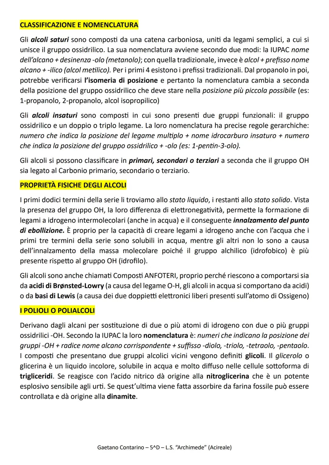 Chimica Organica
~ Gli Idrocarburi ~
Gli idrocarburi sono dei composti organici costituiti esclusivamente da atomi di carbonio
legati all'Id