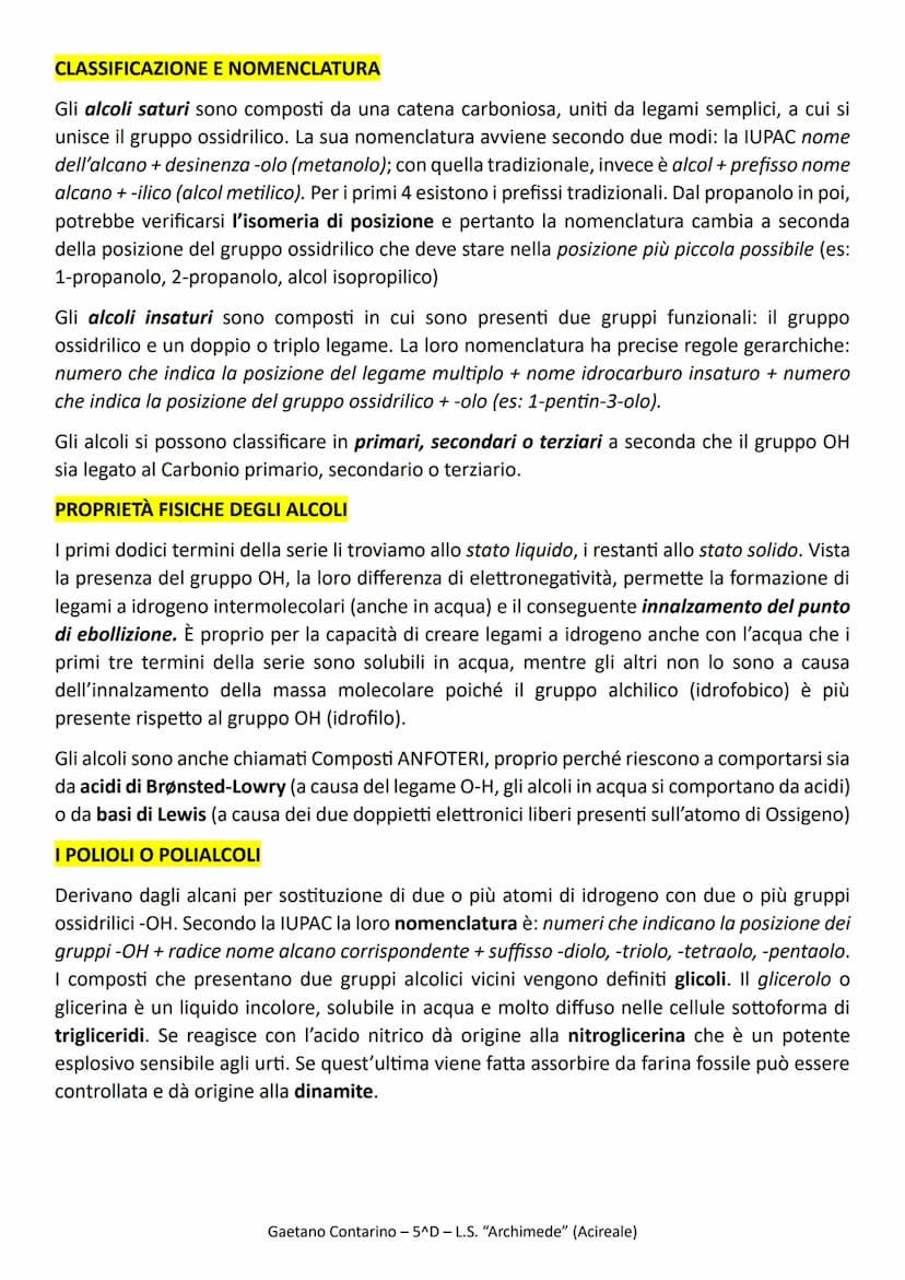 Chimica Organica
~ Gli Idrocarburi ~
Gli idrocarburi sono dei composti organici costituiti esclusivamente da atomi di carbonio
legati all'Id