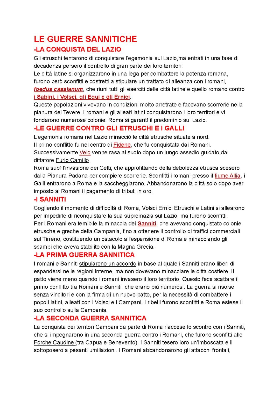 guerre sannitiche