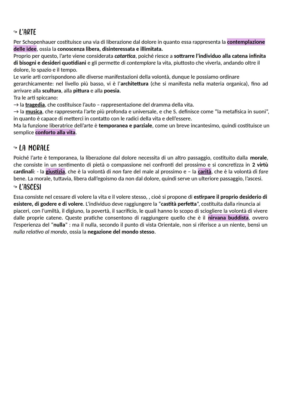 Schopenhauer
→ LA VITA
Nacque nel 1788 a Danzica, in Polonia. Viveva in una famiglia agiata: il padre, infatti, era un banchiere,
mentre la 