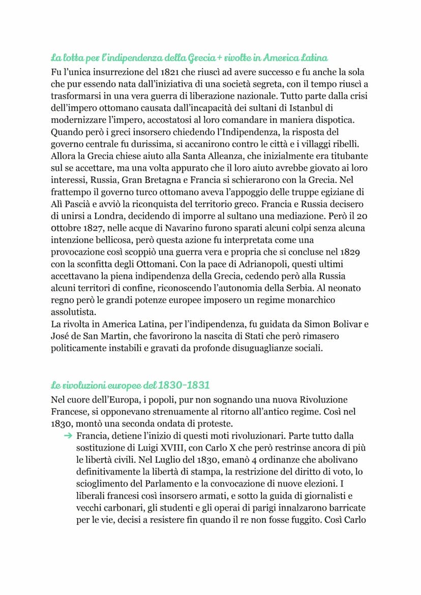 La Restaurazione
Il congresso di Vienna
Il 1 novembre 1814 si aprirono i lavori del Congresso di Vienna. Il principale
promotore di questo i