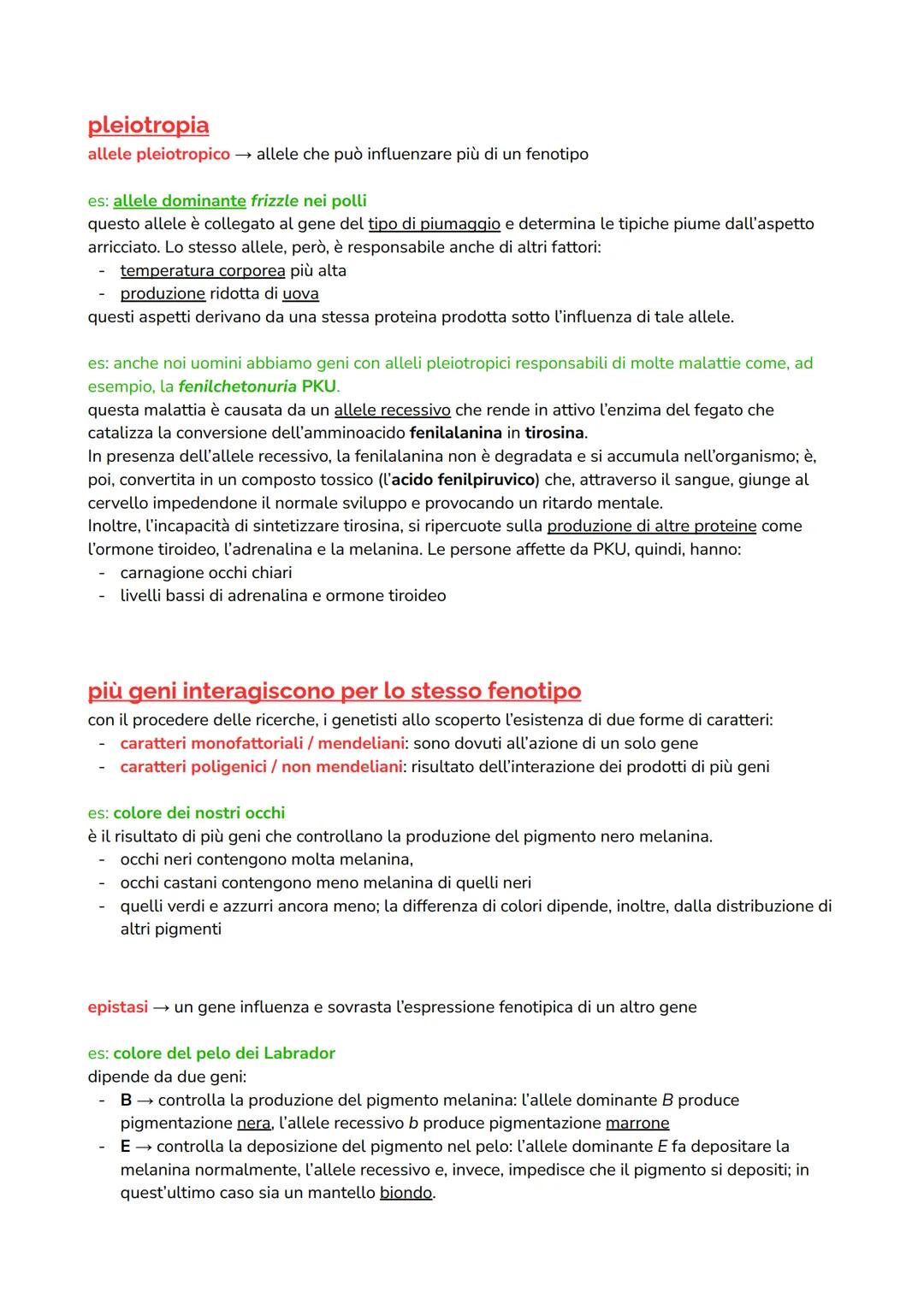 GENETICA
Le leggi di Mendel non sono applicabili agli esseri umani, perciò la genetica umana può contare
soltanto sulle genealogie. Dato che