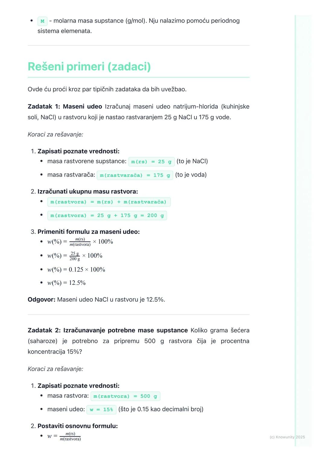 # Koncentracija rastvora

Uvod u koncentraciju rastvora

Koncentracija rastvora nam govori koliko je rastvorene supstance prisutno u
određen