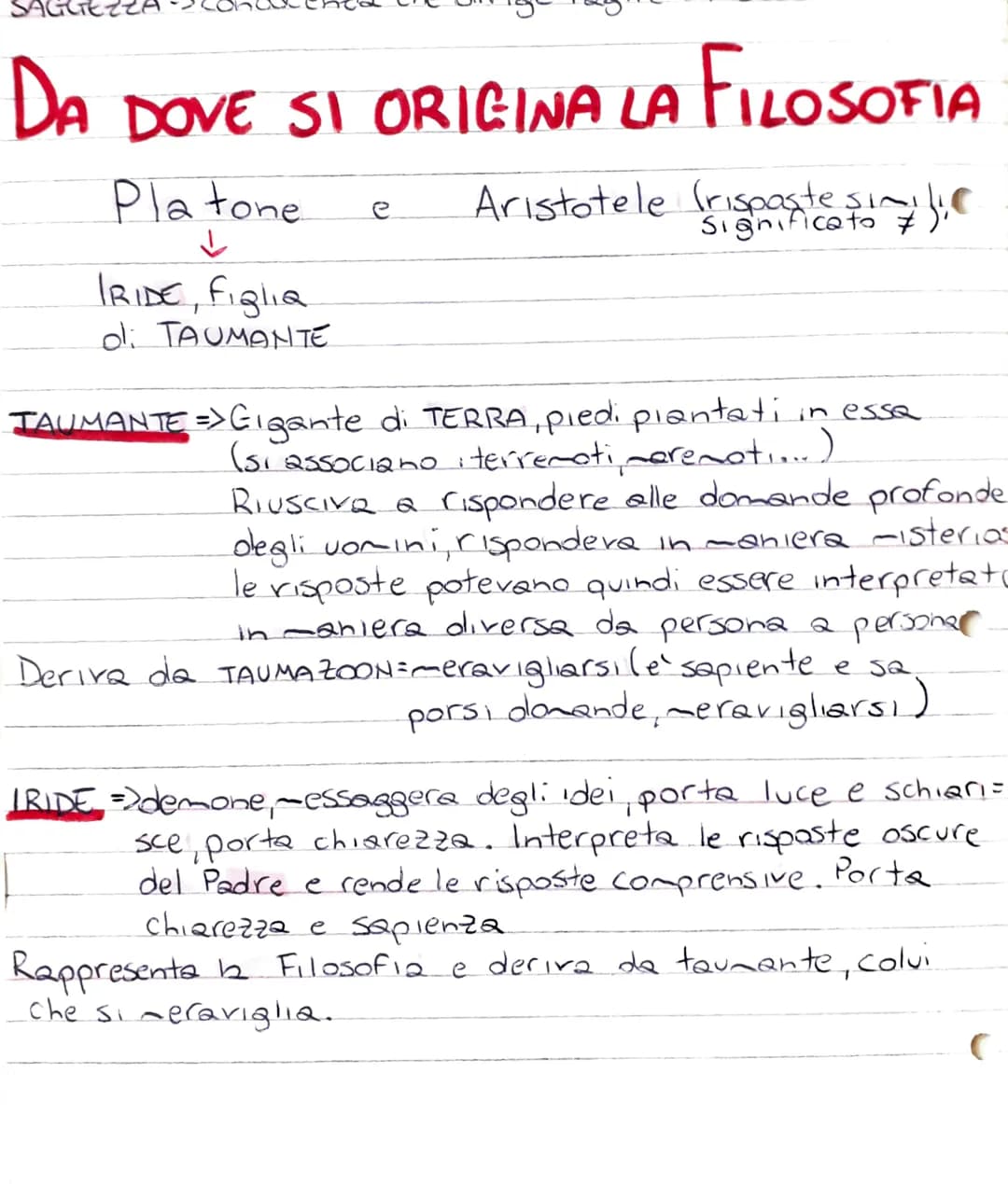 
<h2 id="platoneearistoteleleoriginidellafilosofia">Platone e Aristotele: le origini della filosofia</h2>
<p>Secondo la leggenda, Taumante, 