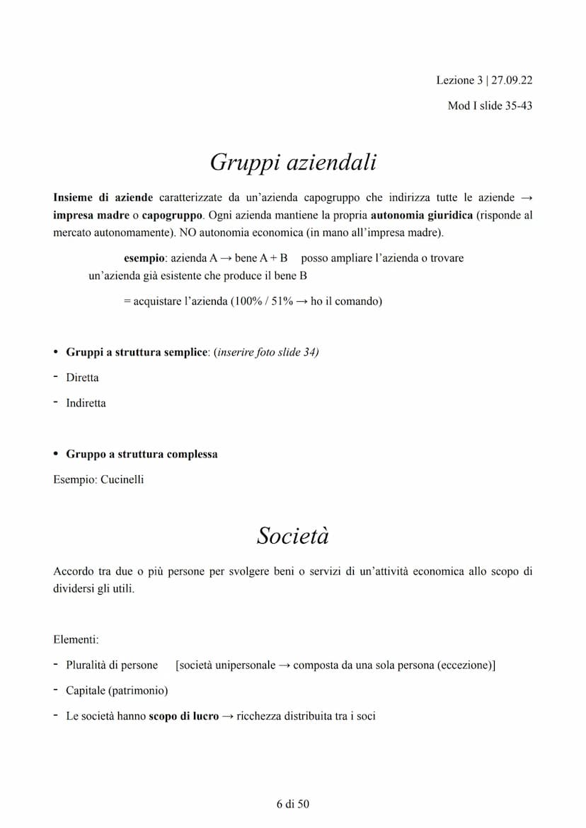 Modulo 1
ECONOMIA AZIENDALE
Economia aziendale = scienza
• Scienza ECONOMICA →→ ricchezza
Scienza SOCIALE → da comportamenti umani (scelte)
