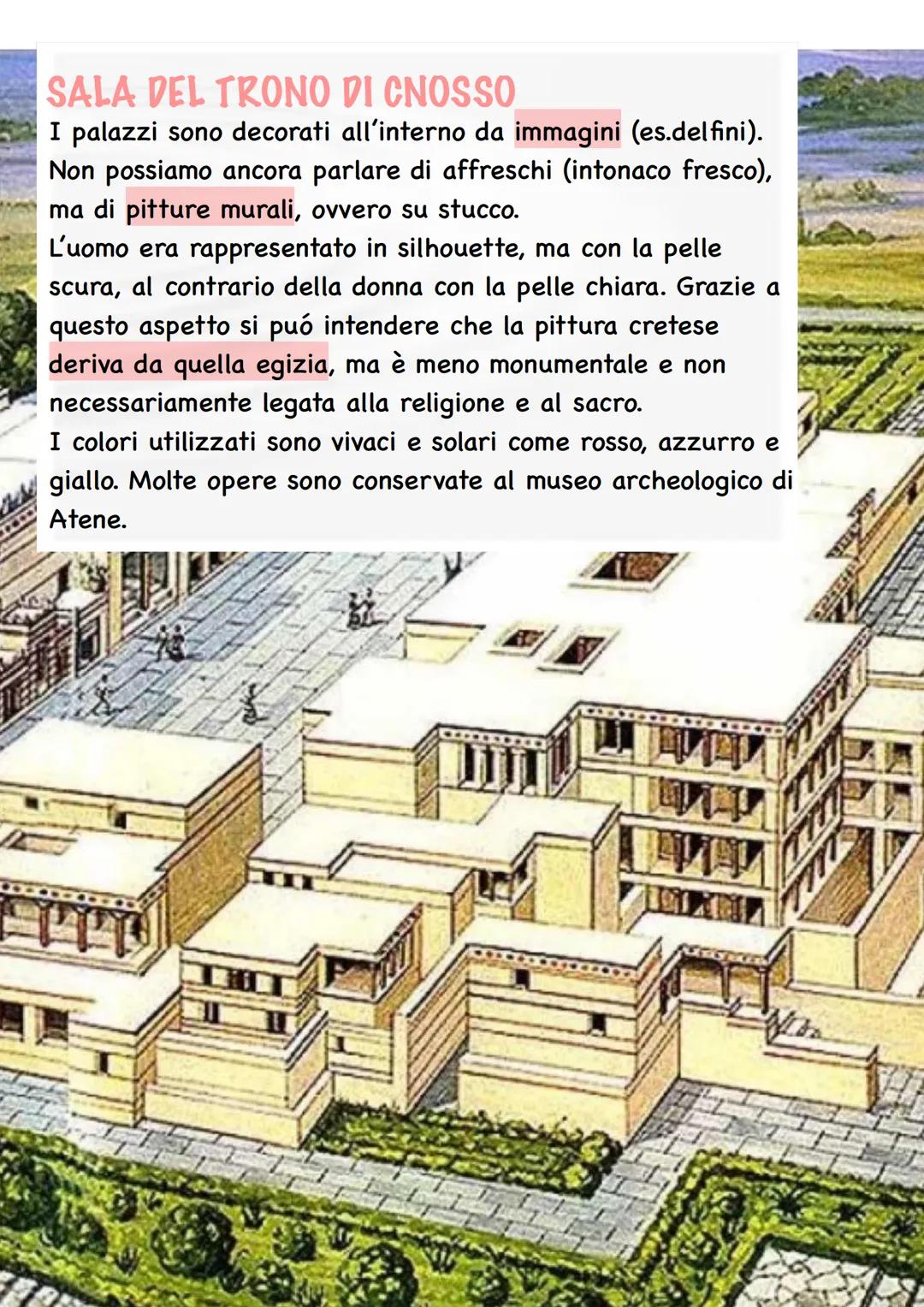 ARTE CRETESE
Nel mar Egeo nascono la civiltà ciclavica, minoica e
micenea. Creta viene scoperta nel 1900 dall'archeologo
inglese Evans. Era 