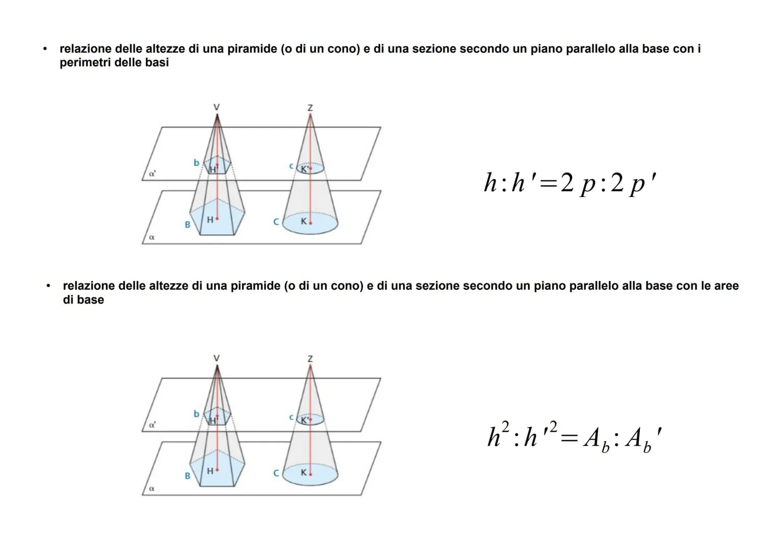 NOME
prisma retto
parallelepipedo
rettangolo
cubo
piramide retta
A
FIGURA
apotema
d
A
B'
B
FORMULARIO GEOMETRIA SOLIDA
8
DEFINIZIONE
un pris