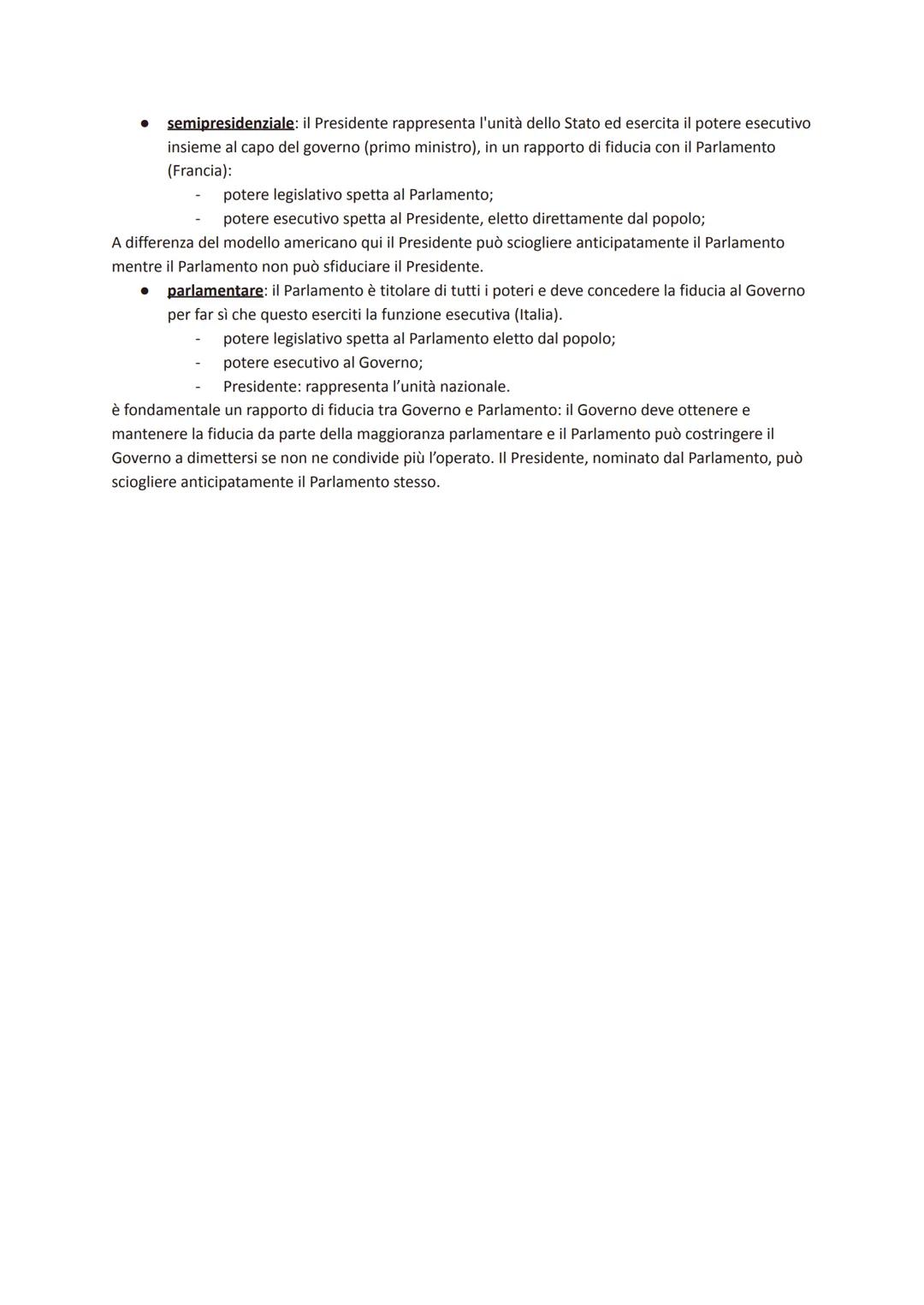 # LE FORME DI GOVERNO

forma di governo: insieme di regole e modalità con cui viene distribuito il potere tra gli organi dello
Stato.

Le fo