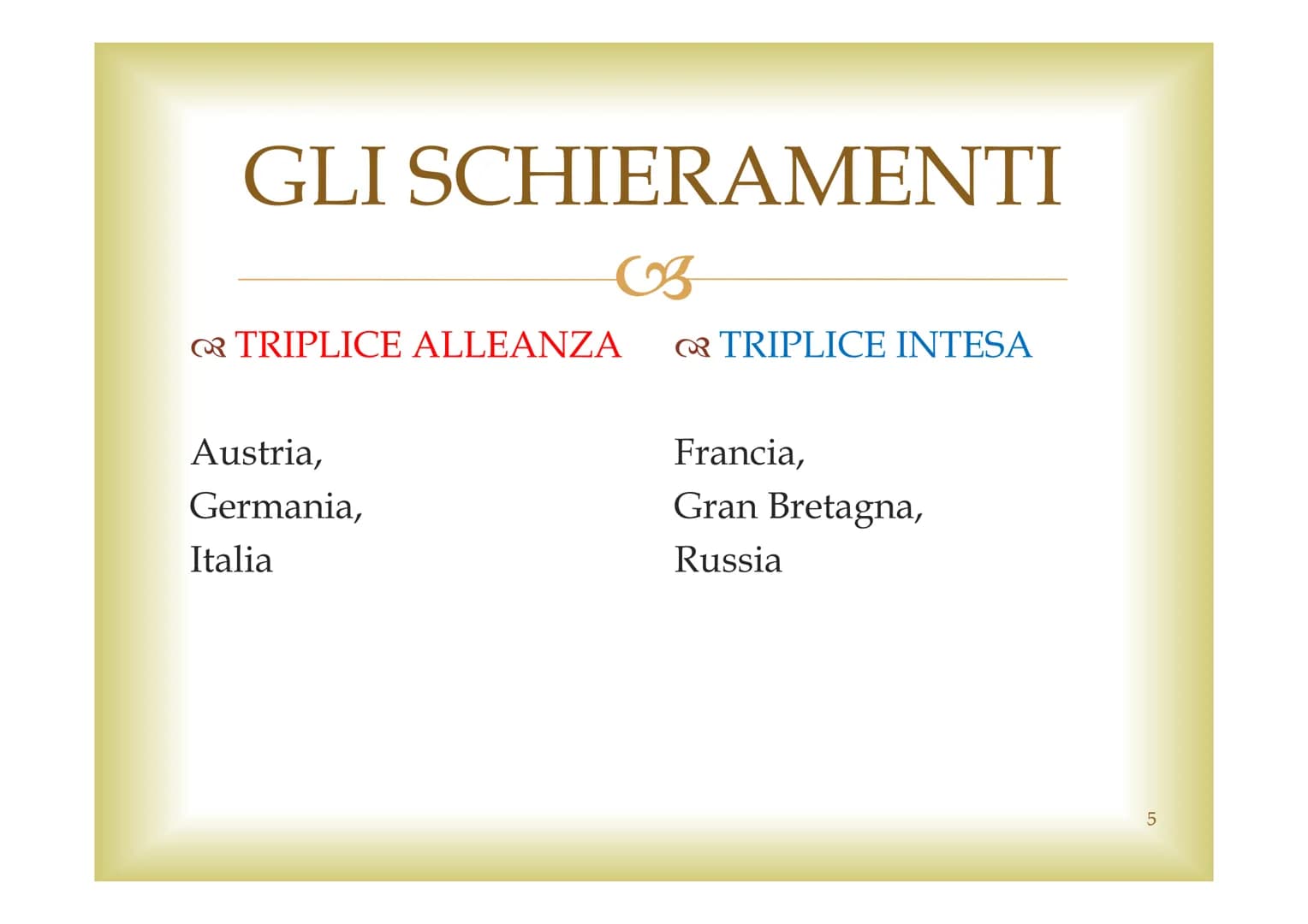 LA GRANDE GUERRA
CB
G.F.
1 POLITICHE
ECONOMICHE
MILITARI
CULTURALI
CAUSE
C3
2 <<LA GOCCIA CHE HA FATTO
TRABOCCARE IL VASO>>
C3
Il 28 giugno 