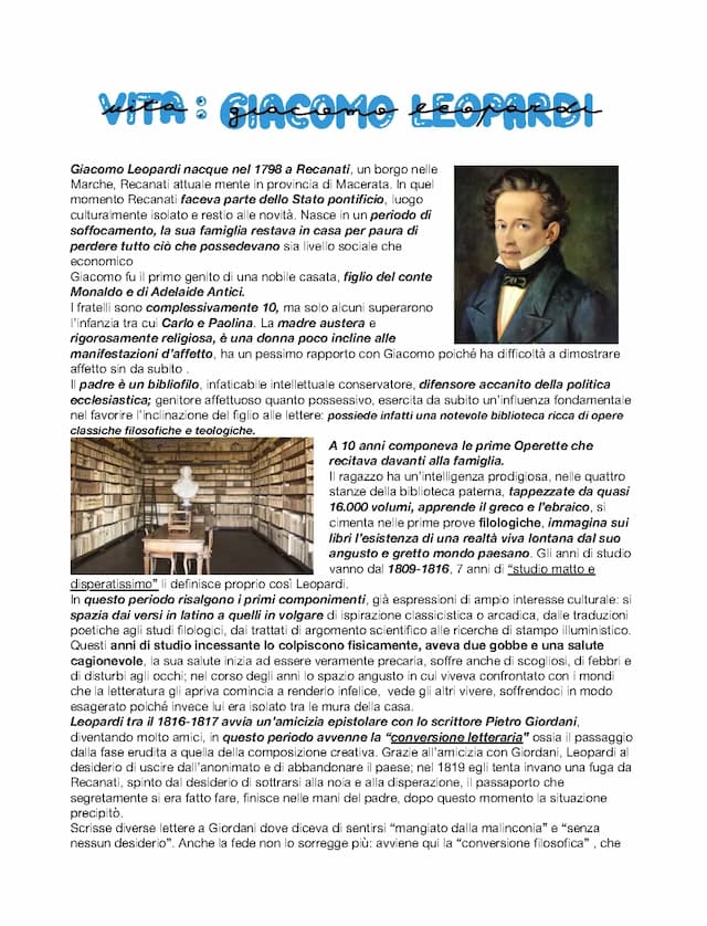 Know Giacomo Leopardi  thumbnail