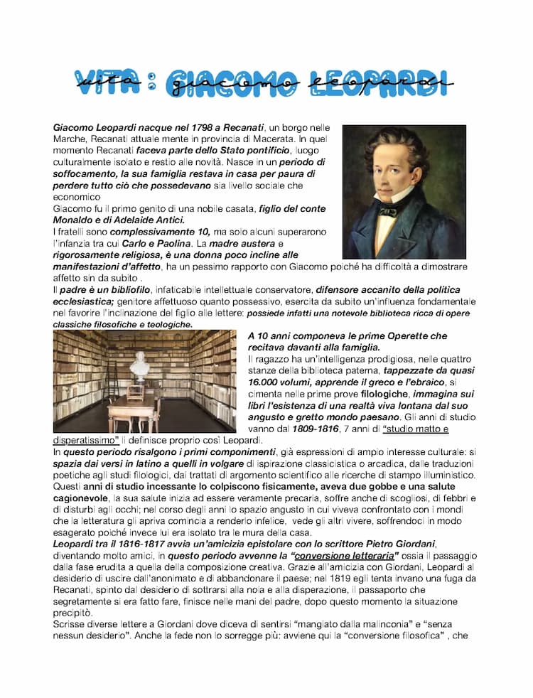 Know Giacomo Leopardi  thumbnail