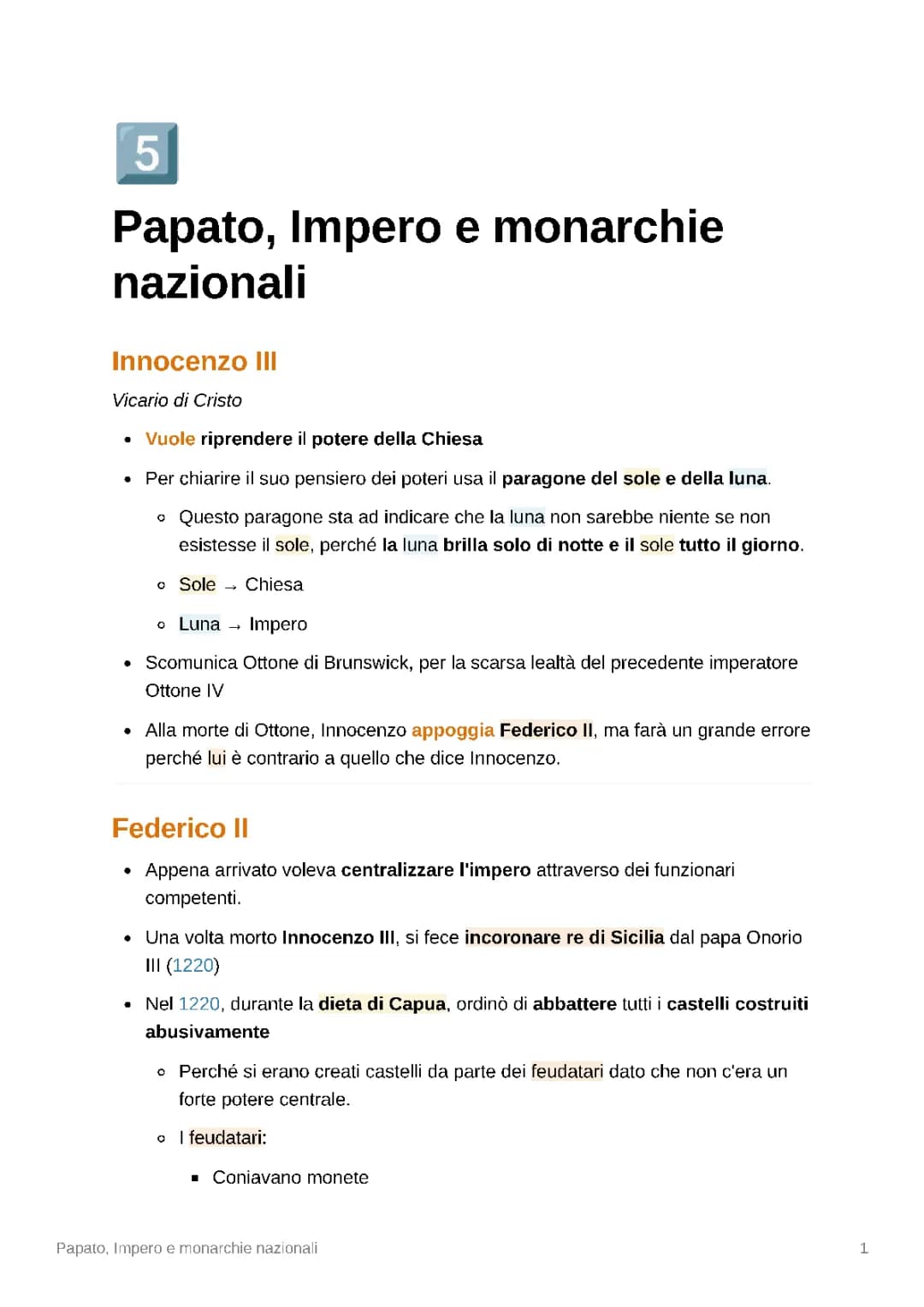 Papato, Impero e monarchie nazionali
