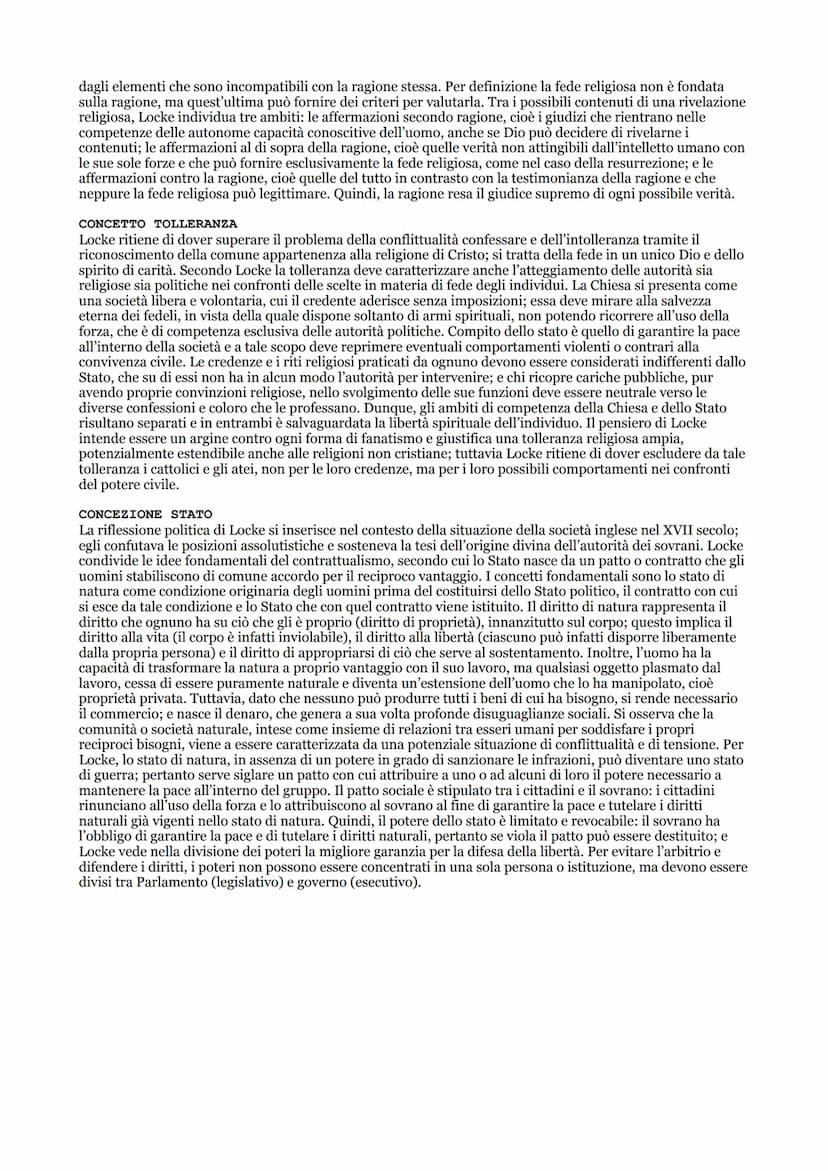 Locke
L'EMPIRISMO
Locke è riconosciuto come il più importante esponente della corrente dell'empirismo, vale a dire la teoria che
afferma che
