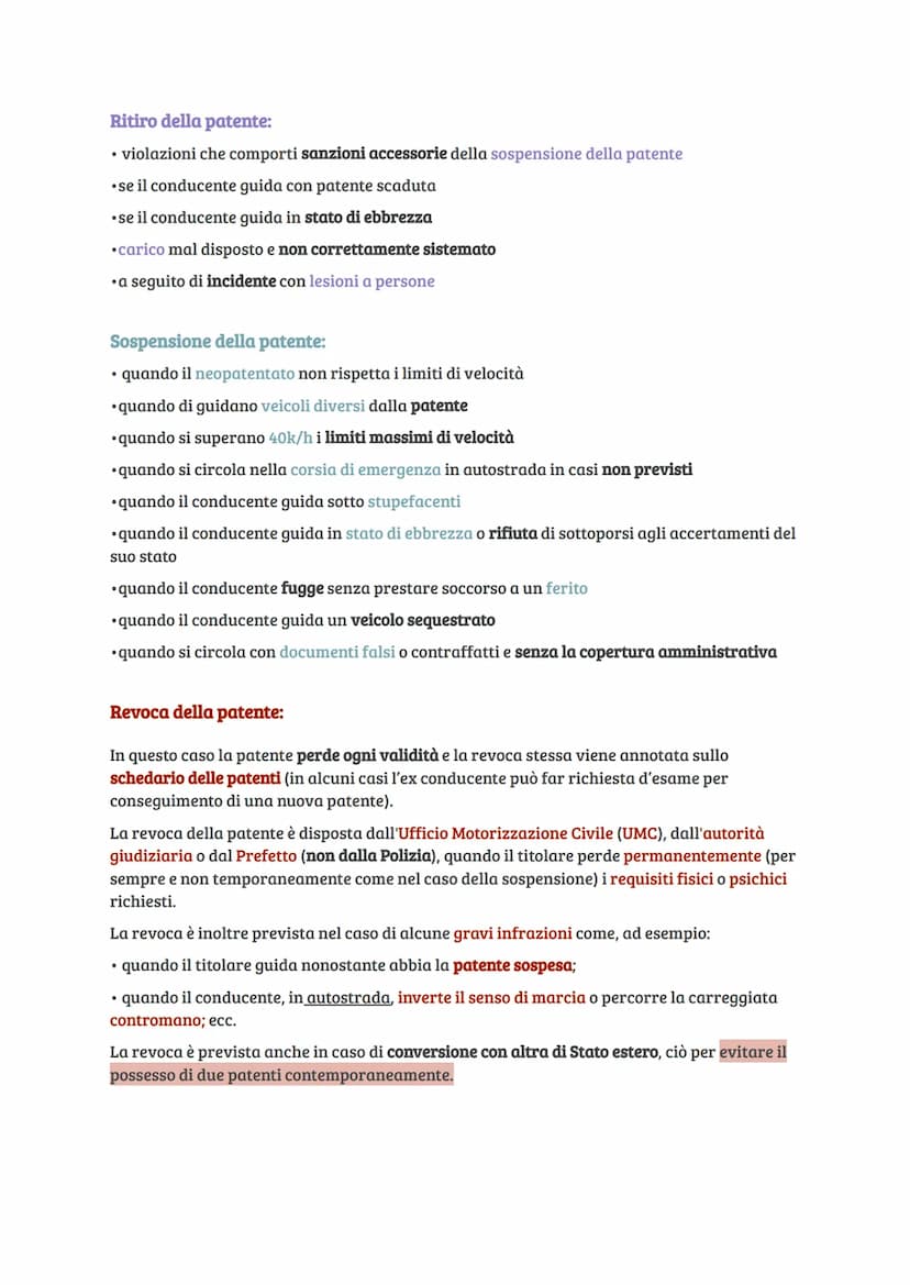 PATENTI A
AM [cinquantino-patentino]
• 14 anni (fuori dall'Italia a 16 anni)
• a 16 si può portare il passeggero se previsto dalla carta di 