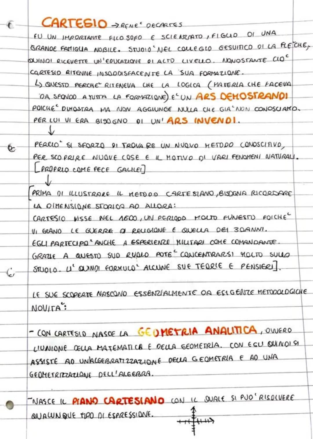 6
CARTESIO RENE" DECARTES.
E SCIENZIATO, FIGUO
DI UNA
FU UN IMPORTANTE FILO SOFO
GRANDE FAMIGUIA NOBILE. STUDIO `NEL COLLEGIO GESUITICO DI L