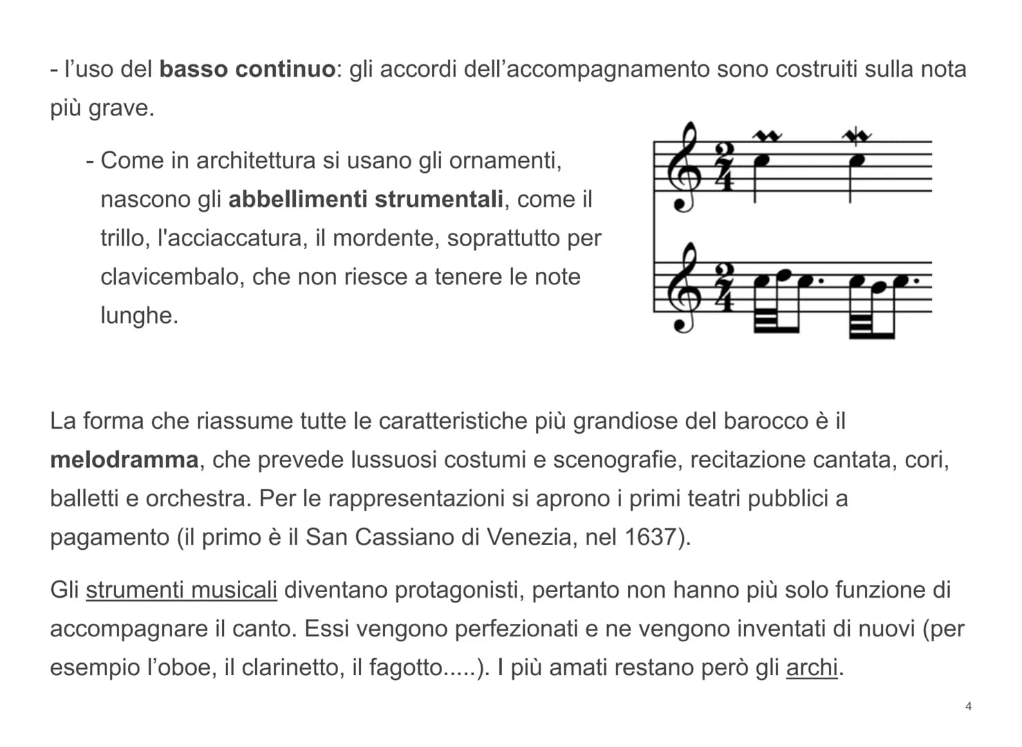 II
Barocco
Musica 9 Capitolo 1
Il Barocco
musicale Sezione 1
Introduzione
Il Barocco musicale è lo stile che si afferma tra il 1600 e il 175