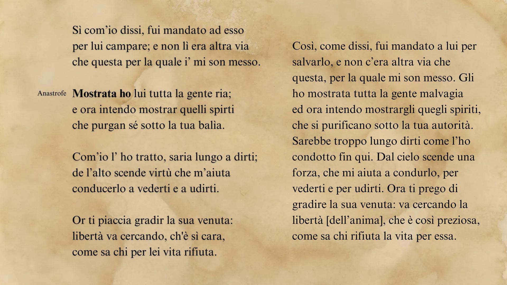 Purgatorio I
Spiaggia ai piedi della montagna del purgatorio, emisfero australe;
alba di domenica 10 aprile del 1300, Pasqua. Introduzione
P