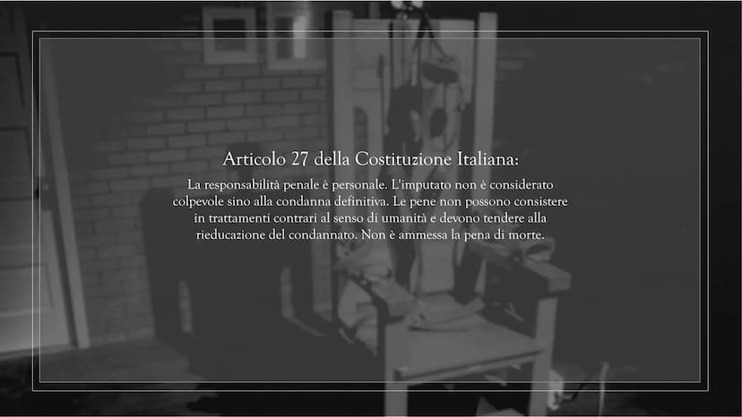 LA PENA DI MORTE
"Chi è mai colui che abbia voluto lasciare ad altri uomini l'arbitrio di ucciderlo? Come mai nel minimo
sacrificio della li